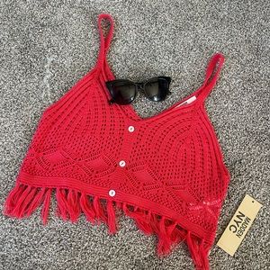 NWT CROCHET KNIT TOP❤️🔥😍